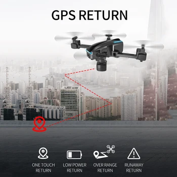 2020 naujas S177 profesionalų fotoaparatą, drone 4K GPS quadcopter 5G Wifi FPV su dviguba kamera plataus kampo Rc drone VS SG907 E520S