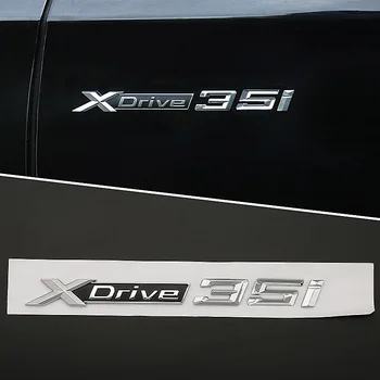 1pcs 3D ABS Automobilių Stilius XDrive Logotipas, Emblema X Ratai 20i 25i 28i 30i 35i 40i 48i 50i BMW X1 X3 X4 X5 X6 Durų Lipdukas