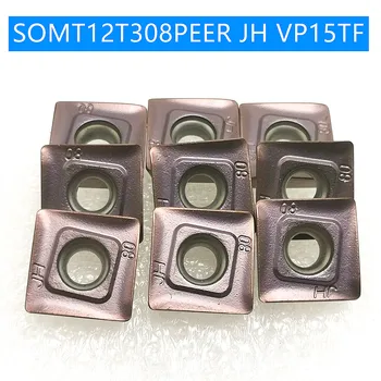 SOMT12T308 FEER JH VP15TF US735 Karbido įdėklai Išorės Tekinimo Įrankis metalo tekinimo įrankiai SOMT 12T308 Frezavimo Įrankiai Sunku Lydinio
