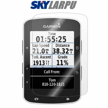 3 Vnt Dviračių Chronometras GPS apsauginės Plėvelės Garmin Edge 520 Apsaugos HD Įbrėžimams Atsparaus Stiklo Elektrostatinės