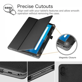 PU Odos Atveju Asus ZenPad LITE Z500KL Funda smart Cover for Asus ZenPad 3S 10 Z500M 9.7 colių apsaugos atveju +FilmPen