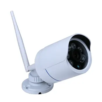 4CH Belaidės IP Kameros, Lauko Kulka Vandeniui 960P CCTV Apsaugos Vaizdo Stebėjimo Tinklo DVR NVR Sistemos Komplektas