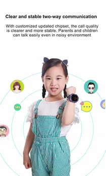 Vaikai Smart Žiūrėti Q19 Vaikų Antil-prarado Smartwatch su SOS Elektroninių Tvoros Laikrodis Skambinkite Vietą Tracker Smartwatch Vaikų Dovanų