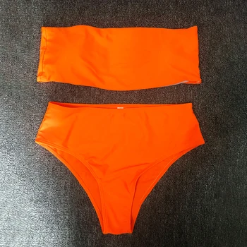 Aukštos Juosmens Bikini Komplektas Seksualus Vasaros maudymosi Kostiumėliai, Bikini Biquini Moterų Paplūdimio maudymosi kostiumėlį, Maudymosi Kostiumą, Push up Brazilijos Maudymosi Kostiumai