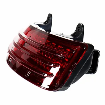 Red Tri-Baras LED Galiniai Stabdžių Sparnas Patarimas Šviesos Harley 14-18 Street Glide&15-18 Road Glide Modeliai