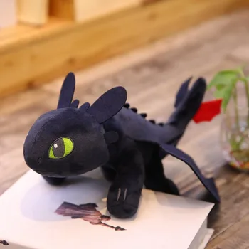 Juodasis Drakonas be dantų lėlės Furry anime veikėjas