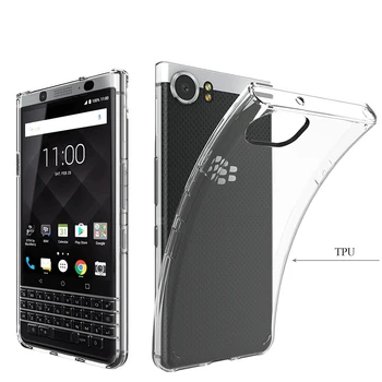 SFor BlackBerry Keyone Atveju Sistema-įrodymas, Minkštos TPU Skaidrus Atvejais BlackBerry Gyvsidabrio DTEK70 Capinhas Coque Padengti Atveju & Dovanų