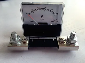 Žymiklį Analoginis Amp Skydelis Skaitiklis, Dabartinis Ammeter DC 0-100A 100A su perstūmimo nemokamas pristatymas