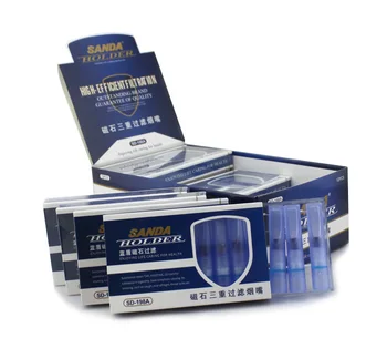 Prekės disponuojamų Cigarečių Filtrai - Cigarečių Savininko Urmu Ekonomikos Paketas (96 filtrai/lot) Trys magnetai filtravimo SANDA SD198A