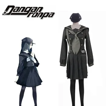 Danganronpa V3: Žuvo Harmonijos Saihara shuichi super detektyvas Moterų vienodas sailor dress helovinas Outift Custom + Hat