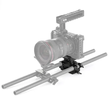 SmallRig DSLR Fotoaparatas Plokštelės Laikiklis, Universalus 15mm Geležinkelių Palaikymo Sistema Su Greito atjungimo Arca Plokštė Didelio Aukščio 2272