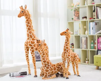 60/80cm Modeliavimas Žirafa Pliušiniai Žaislai Mielas iškamša Minkštas Žirafa Lėlės Gimtadienio, Kalėdų Dovana Vaikams, vaikų namų dekoro