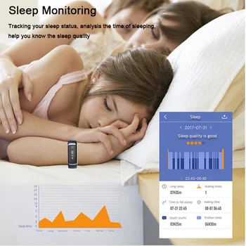Ataliqi M4 Smart Apyrankę Širdies ritmo Monitorius Veiklos Fitness Tracker Smart Juostos Tiesioginio Pranešimą Žiūrėti Xiaomi garbę 