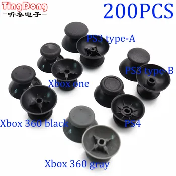 200pcs 3D Analog Joystick Stick Modulis Grybo Kepurė Sony PS4 Playstation 4 PS3 Xbox vienas 