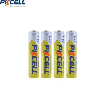 28PCS PKCELL 1.2 v AAA Baterijos 3A 1000MAH NIMH Įkraunamos AAA Baterijos aaa ni-mh baterijos baterijų rechargea žibintuvėlį žaislai