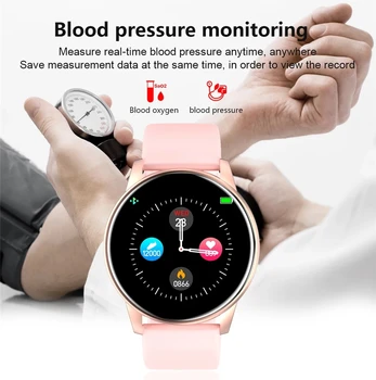LIGE Smart Watch Moterų realaus laiko Orų Prognozė Aktyvumo Seklys Širdies ritmo Monitorius Sporto Ponios smartwatch Vyrai 
