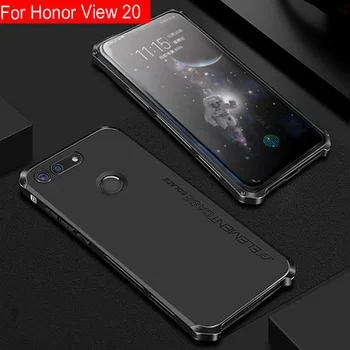 Metalinis Rėmas Telefoną Atveju Huawei Honor Peržiūrėti 20 Plonas Sunku Aliuminio Hybrid PC Shell 