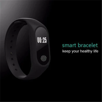 M2 Bluetooth Smart Apyrankę Žiūrėti Mi ni Juosta atspari Vandeniui Širdies ritmo Fitness Tracker Apyrankės Apyrankės