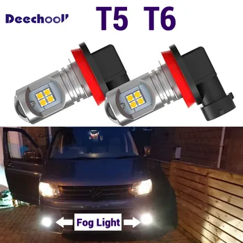 2vnt Canbus Balta Nekilnojamojo 7.2 W Automobilio LED rūko žibintas priekiniai rūko lemputės VW Multivan Transporter Caravelle T5 T5.1 T6 (2003-2019)