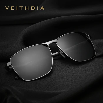 Veithdia 2019 Prekės Dizainerio Mados Aikštė Akiniai Nuo Saulės Mens Poliarizuota Danga Veidrodėliai Saulės Akiniai, Akiniai Accessories Vyrų 2462