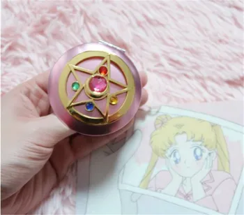 Puikus Anime Sailor Moon Periferijos Keičia Veidrodis Asmenybės Mergina Sulankstomas Nešiojamų Makiažo Veidrodis, Mažas Veidrodis Dovana