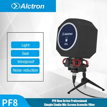 Alctron PF8 Paprasta Studio Mic Ekrano Akustinis Filtras Darbalaukio Įrašymas Mikrofonas Triukšmo Mažinimas Vėjo Ekranas