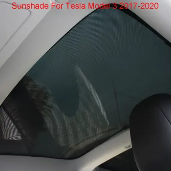 Skėtį Nuo Saulės Priekinės Galinės Automobilio Saulės Skydelis Liukas Atspalvių Raštas Už Tesla Model 3 2017-2020