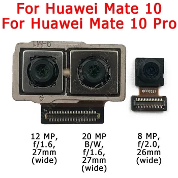 Originalus Priekiniai Galiniai Atgal Fotoaparatą, Huawei Mate 10 Lite Mate10 Pro Pagrindinius Susiduria Kamera Modulis Flex Pakeitimo Atsarginės Dalys