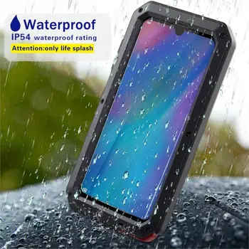 Sunkiųjų Apsaugos Doom Metalo šarvai Aliuminio telefoną Atveju Huawei Mate 20 Pro 30 Pro Atvejais, atsparus smūgiams apsauga nuo dulkių Dangtelis