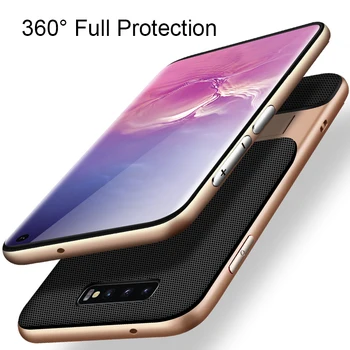 2019 Hybrid Soft Case for Samsung Galaxy S10e Silikono Padengti Prabanga 3D Stendas pilnos Apsaugos SamsungS10e atsparus smūgiams Telefono Krepšys