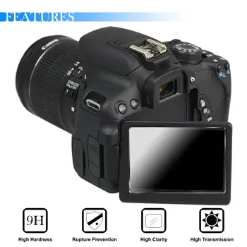 2 VNT 9H Grūdintas Stiklas LCD Screen Protector For Nikon D7500 / D7200 D7100 / D3400 D3300 D3200 / D5300 D5500 D5600 / D7000 D700