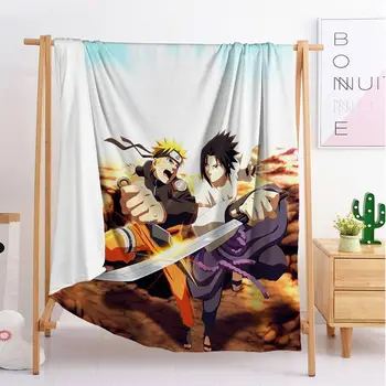Naruto meksikos rožinė prabanga gyvūnų kirtimo audinio fuzzy antklodė lova pasirinktinius nuotraukų svertinis gobelenas mesti anime antklodė