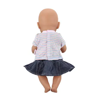 Nauja Suknelė, Kostiumas Tinka 43cm Lėlės 17inch Kūdikių Lėlės Drabužiai