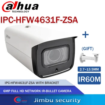 Dahua POE 6MP kamera HFW4631F-ZSA pakeitimo HFW4631H-ZSA 2.7-13.5 MM Statyti Mic Atnaujinti Kulka IP vaizdo Kamera IPC-HFW4431R-Z