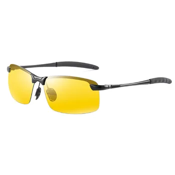 Prekės ženklo Dizainas Taškus Poliarizuoti Akiniai nuo saulės Vyras Aikštėje Taurės Vyrų Vairavimo Saulės akiniai Derliaus Sunglass UV400 Atspalvių Oculos de sol