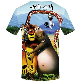 KYKU Prekės Rusija T-shirt Vyrai Lokys Tshirts Atsitiktinis Saulėlydžio T-shirts 3d Vandenyno Anime Drabužius, Laisvalaikio Juokinga T shirts Vyrų Drabužiai.