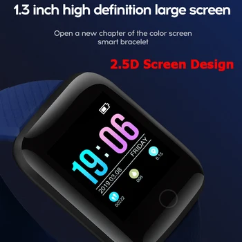 Fitneso Žiūrėti D13 1.3 Colių Smart Watch Vyrų IP67 atsparus Vandeniui Širdies ritmo Monitorius Smartwatch Moterims Skirta 