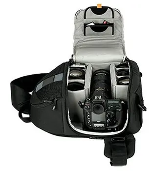 Lowepro SlingShot 350 AW DSLR Fotoaparato Nuotraukų Diržas Pečių Maišą su Weather Cover Nemokamas Pristatymas