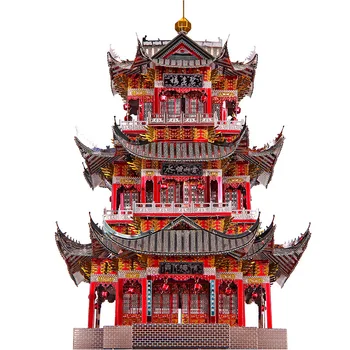 Piececool Juyuan Bokštas, Architektūra, 3D Metalo Modelį 