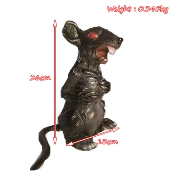 1Pcs Modeliavimas Helloween Graužikų Pelės, Žiurkės Statulėlės Gyvūnų Modelio Bonsai Apdailos Miniatiūriniai Pasakų Sode Ornamentu Šiuolaikinės