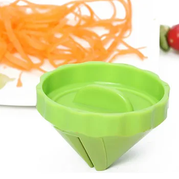 Luluhut 3PCS Nustatyti Įtaisą Piltuvą Spiralinis Peilis Daržovių Kapoti Prietaiso morkų agurkų cukinija cutter skustukas virtuvės maisto ruošimo įrankiai