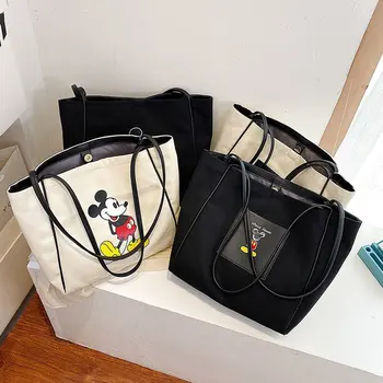 Disney maišelį moterų 2020 naujas mados visas rungtynes, animacinių filmų Mickey nešiojamų drobė maišelis didelės talpos tote bag