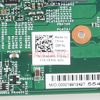 Nešiojamojo kompiuterio motininė plokštė, skirta DELL VOSTRO 3500 V3500 PC Mainboard HM55 0PN6M9 visą tesed DDR3