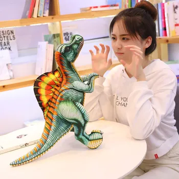 40-100cm Modeliavimas Dinozaurų Pliušiniai Žaislai iškamša Dragon Spinosaurus Tikroviška Lėlė Pagalvę Vaikams