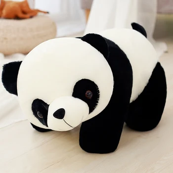 90cm Mielas Pėsčiomis Panda Žaislas Tikroviška Įdaryti Panda Lėlės Klasikinis Kinijos Panda Vaikams, Vaikų Gimtadienio Dovana