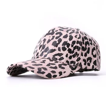 Moterų Beisbolo Kepurės, Leopardas Spausdinti skrybėlę vyrų Sporto, Šokių vakarėlio Hip-Hop ' o Kepuraitės Reguliuojamas Kepurės Snapback Saulės Skrybėlės Unisex