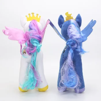 32cm Mano Mažai Pony Pliušiniai Žaislai Draugystė, Magija Princess Celestia Princess Luna Kolekcijos Lėlės Gimtadienio Dovana Mergaitėms
