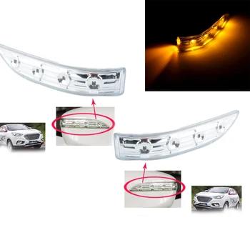 LED Šoninis Veidrodis Indikatorių, Skirta Hyundai IX35 2009 m. 2010 m. 2011 m. 2013 m. m. m Aukštos Kokybės Automobilių galinio vaizdo Veidrodėliai Su Posūkio Signalo