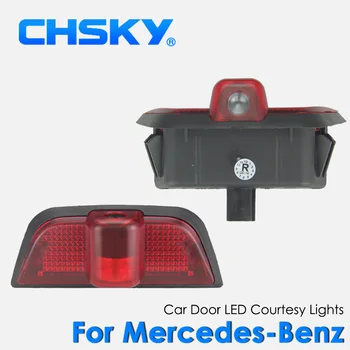 CHSKY LED Automobilių Mandagumo Lempos Logotipą, Automobilių Durų Sveiki, Šviesos, Šešėlių Lazerinis Projektorius Mercedes Benz C Class W204 2008 m. iki 2012 m. 2013 m.