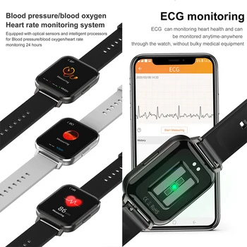 LEMFO 1.78 colių 420*485 HD Ekranas, EKG Smartwatch Multi-Sporto Režimas Kraujo Spaudimas IP68 vandeniui Smart Watch 